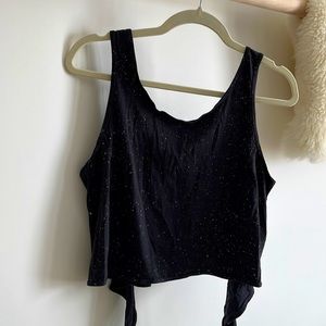 Lululemon wrap crop top